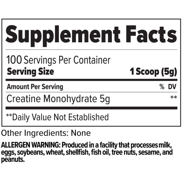 Zone Micronized Creatine (Sin sabor - 100 Servicios)